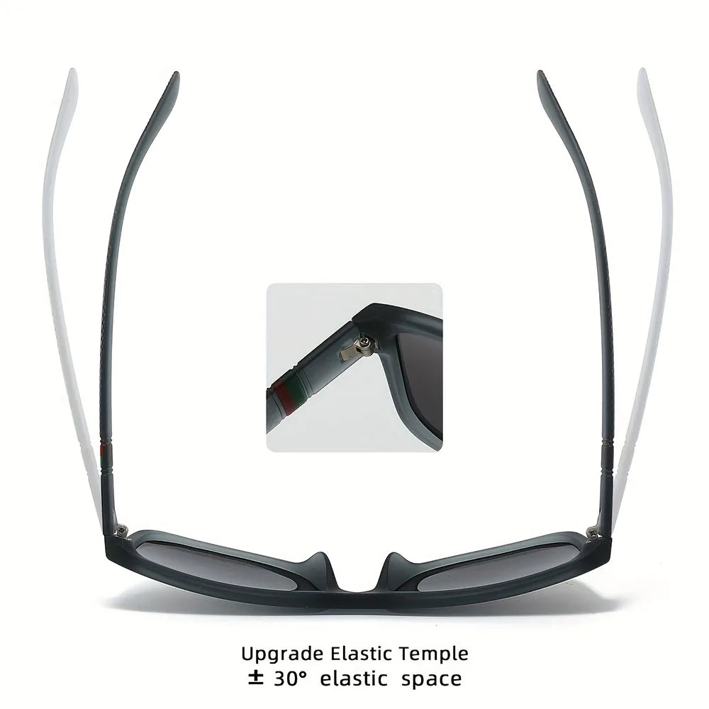 Multiva Polarized Square Sunglasses | Modern Sporty Style for Men
