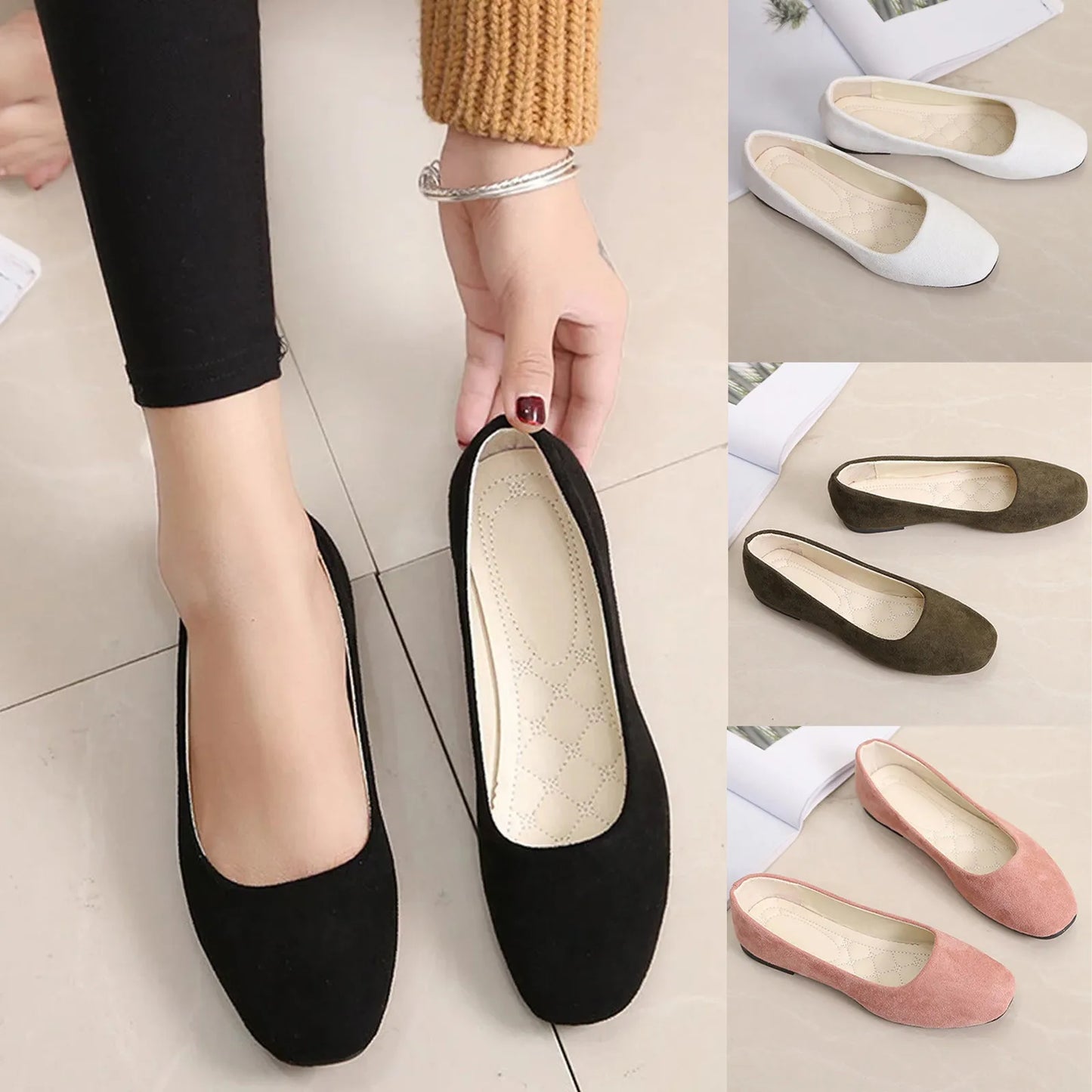 Multiva Women’s Flat Sandals | Elegant Comfortable Slip-On Summer Shoes