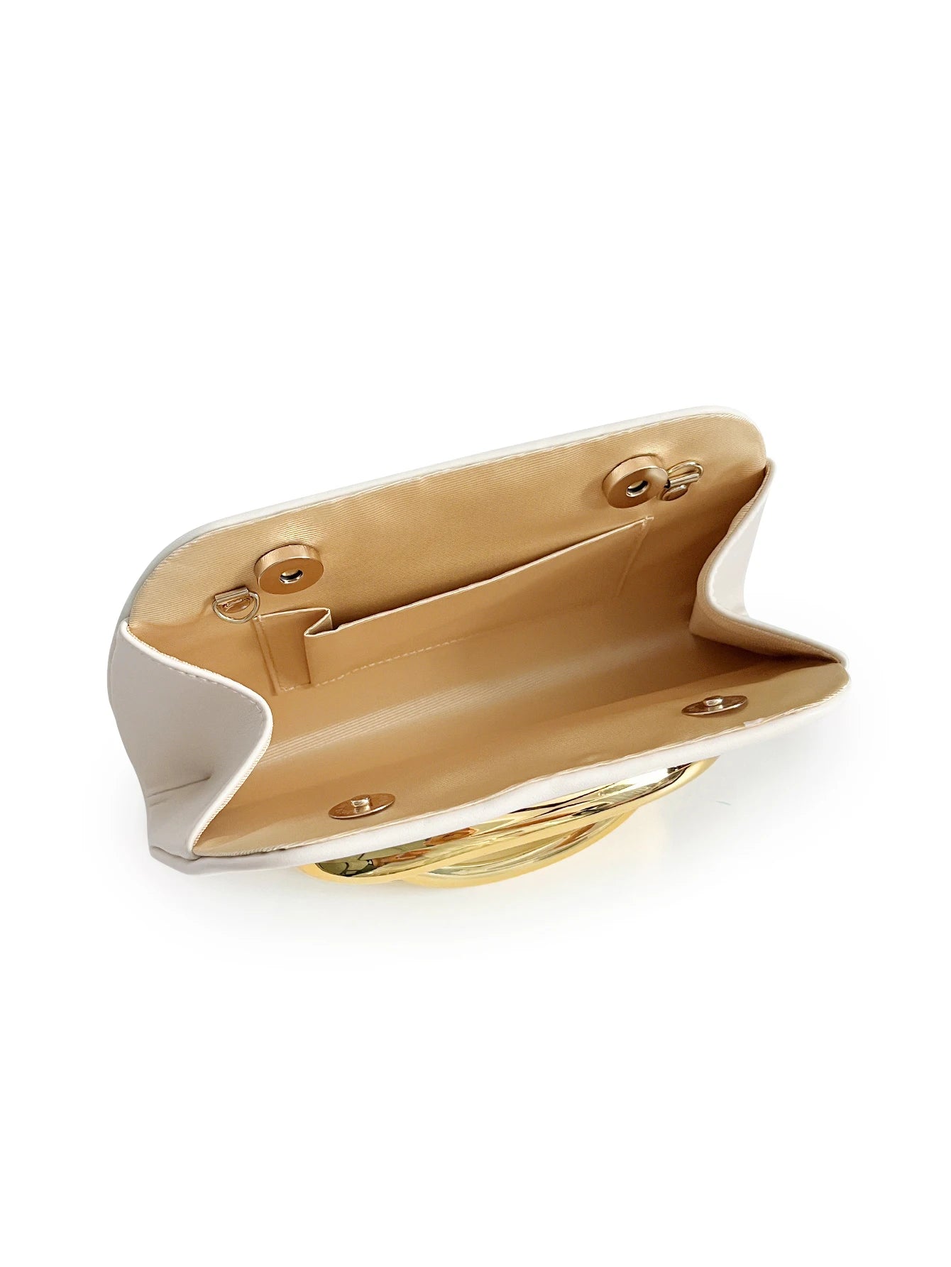 Multiva Elegant Gold Chain Box Clutch | Luxury Evening Shoulder Bag