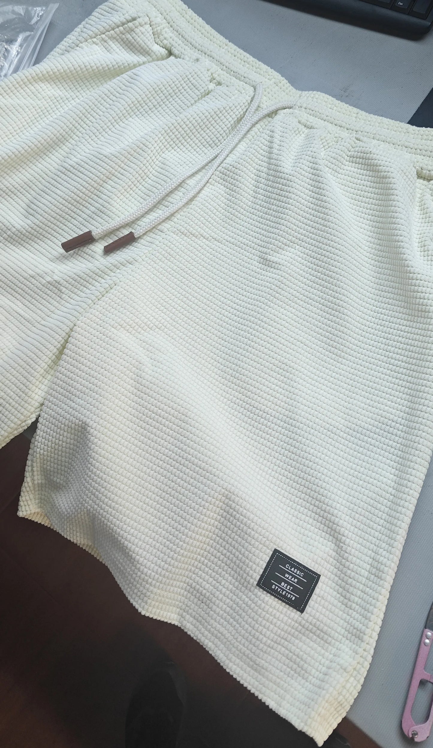 Men's Waffle Shorts – Quick Dry Casual Summer Shorts | Streetwear Beach Style