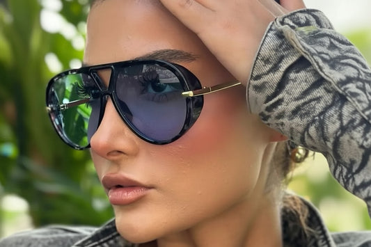 Multiva Oval Fashion Sunglasses | Trendy Gradient Lens Style for Women