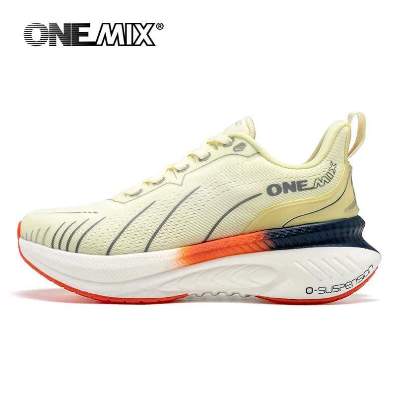 ONEMIX Professional Cushioned Running Shoes – Lightweight Breathable Marathon Sneakers